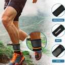 5 x Ankle Band for Fitbits & Smartwatches, Softwear Ankle Band (Device not Included) (Black)(Medium)