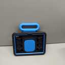 Kids Case for iPad (A16) 11th/10th Gen 10.9'' 2025/2022,Adjustable Portrait/Landscape Stand/Drop Proof with Handle,Child Friendly Case for iPad Air 11 (M3/M2) 2025/2024 (BlackBlue)