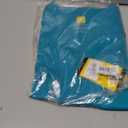 WonderWink WonderWORK Womens Shaped V-Neck Scrub Top Teal Blue, Medium (Blue, M)