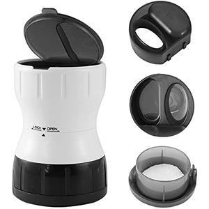 GIIYAA Pill Grinder Pill Crusher Grinder with Pill Box Container,Multifunction with Small Storage Container for Pets,Kids