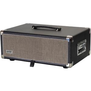 Gator Cases Retro Series Vintage Amp Rack Case; 3U Black (GR-RETRORACK-3BK)