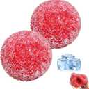 Waxberry Crunchy Squishy Stress Balls, 2Pcs Ice Skin Moldable Fidget Toys, Slow Rising Sensory Squeeze Toy for Relaxation, One Size