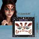 Christmas Reindeer Antlers Headband,Tail,Paws,Face Stickers, Halloween Festival Parties Dress up