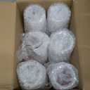 ColoVie Stemless Champagne Glasses Set of 6- Colored Champagne Flutes- Wedding Toasting Glass- Bridesmaid Gift- Mimosa Glass- Crystal Bar Glassware- Birthday Cocktail Party, 9.6oz