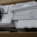 Makeup Vanity,3-in-1 Vanity Desk with Flip-Top Mirror,Hidden Stool & Visible Glass Desktop,Convertible Vanity Set with USB Charging Station,Open Shelf & 3-Color Lighting,White&Brown