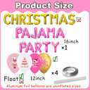 2 x Pink Golden Christmas Night Party Decoration Christmas Friendsmas Party Decorations Ugly Christmass Sweater Party Girls Night Christmass Party Decorations