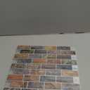 Art3d 10-Piece Peel & Stick Kitchen/Bathroom Backsplash Tiles, 12" X 12" Colorful Marble Tile Design (Multicolor)