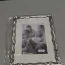 Mud Pie Wavy Metal 5X7 Frame; 11" X 8 1/2"