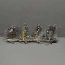 Christmas Stocking Holders for Mantle Christmas Stocking Hangers for Fireplace Anti-Slip Mantel Hanger Hooks for Stocking Hanging Ornament Firepiece Xmas Decor (Bronze Set)