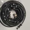 lifeegrn Misting Cooling System, Outdoor Misting System for Patio, 40 FT Misting Line+10 Mist Nozzles+3/4" Brass Adapter,Outdoor Mister System for Patio Garden Trampoline Greenhouse