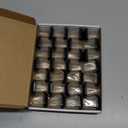 28 Pcs Chair Leg Sliders for Carpet, Square Chair Glides, Silicone Furniture Leg Protectors Caps, Carpet Protectors Table Feet Covers Cups, Teflon Furniture Pads Sliders (Fit:13/16" ~ 1")