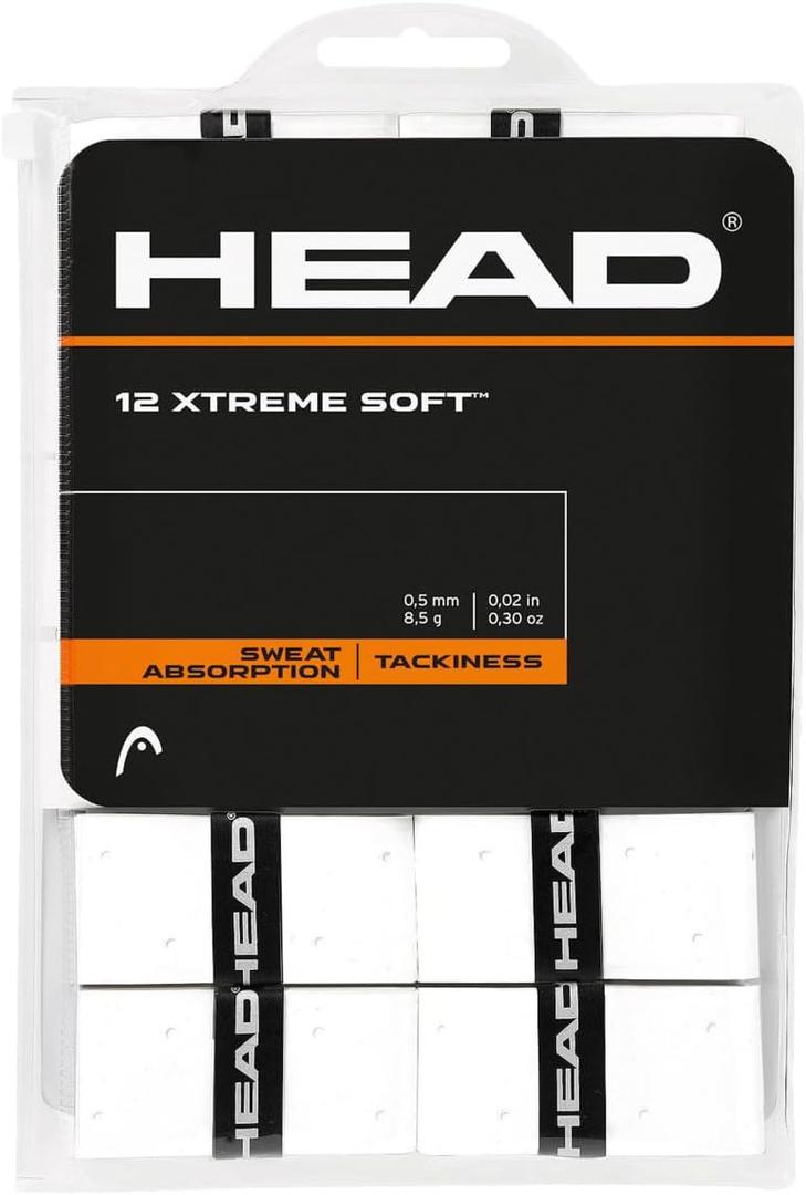 HEAD Xtreme Soft Overgrip (12-Pack) (White)