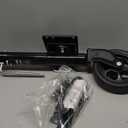 8" Spoke Wheel Trailer Jack, 10" Vertical Movement, 1500 lbs, for RV, Boat, Trailer and More, Black