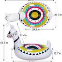 Triumpeek Inflatable Llama Pool Float, 51" Fiesta Alpaca Pool Floaties, Novelty Fun Water Inflatable Ride-On for Summer Swimming Pool Party Decoration Toys for Adults