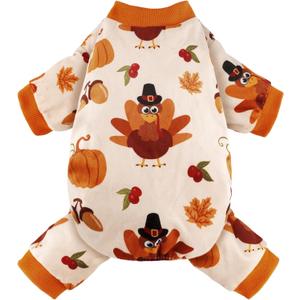 Dog Pajamas Soft Lightweight Dog Onesies Outfit Clothes for Small Medium Large Puppy Pjs for Pet Boys Girls Dogs Cats (XS (Back: 5.5",Chest: 10.6", 1.5-2.5lbs))