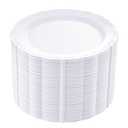 DaYammi 60PCS White Plastic Plates, Heavy Duty White Disposable Plates Premium 10inch Dinner Plates Hard Plastic Plates Disposable for Party Wedding Bridal Shower