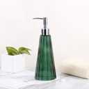 YunNasi Soap Dispenser with Pump, Refillable Liquid Hand Soap Dish Soap Dispensers for Bathroom Counter, Kitchen Sink (Dark Green)