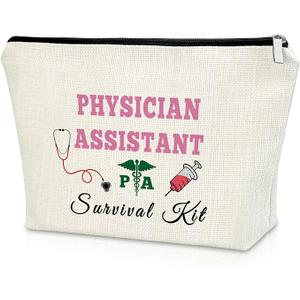 Sazuwu Physician Assistant Gifts Makeup Bag, Physician Assistant, 9.84" length x 6.69"