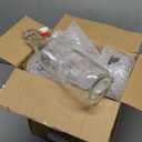 Flip Top Glass Bottle [1 Liter / 33 fl. oz.] [Pack of 6]  Swing Brewing with Stopper for Beverages, Oil, Vinegar, Kombucha, Beer, Water, Soda, Kefir Airtight Lid & Leak Proof Cap Clear