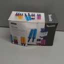 Tovolo Twin Popsicle Mold with Sticks 4 Pack Reusable Ice Pop Molds for Homemade Flavored Popsicles Treats Frozen Snacks, Silicone Popsicle Maker with Stand for the Freezer BPA Free Dishwasher Safe (Set of 4, Stratus Blue)