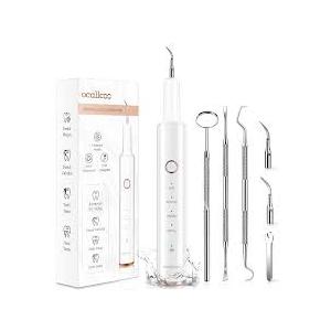 Ocallcoo Dental Calculus Plaque Remover Chargeable 4 Modes Waterproof LED New