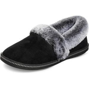 Skechers Womens Too Cozy Slipper (10, Black)