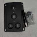 No Drill Front License Plate Bracket Holder Compatible with Ford Maverick 2022-2024, Rust-Proof License Plate Mount Adapter, Bumper Grille Car Tag Frame with Anti-Theft Screws Accessories