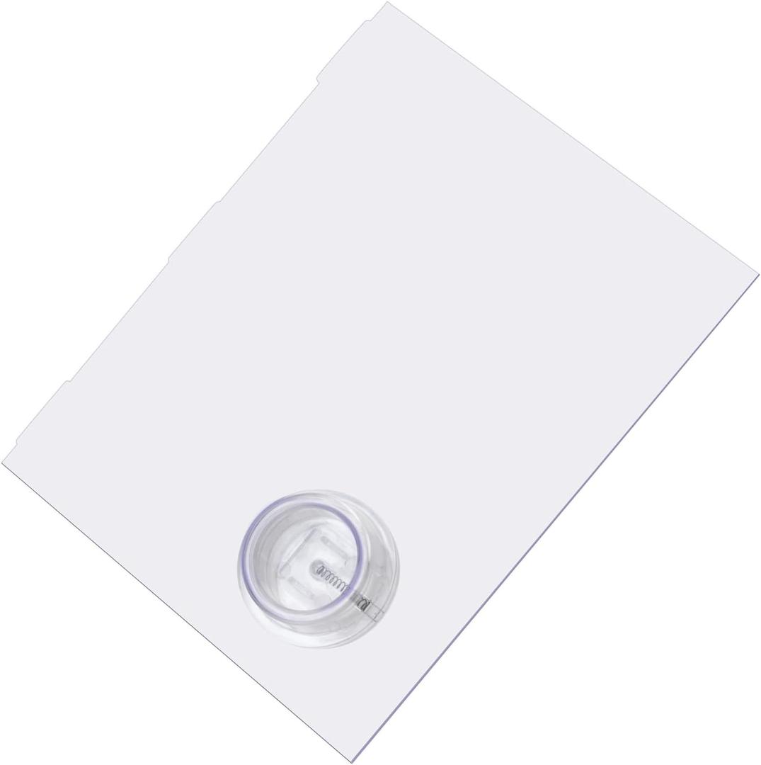 239061 Rv Screen Door Slide Panel, Rv Screen Door Parts, with Push Down Knob Opener,for Right Handed Doors (Clear)