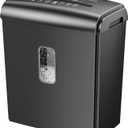 Locksworth 8-Sheet Micro-Cut Paper Shredder, P4 High Security, 4 Gallon Bin, 2-Minute Continuous Run, Home & Small Office Use