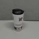 Logo Brands NCAA Memphis Tigers 30oz White Etch Powder Coat Tumbler - Insulated, Keeps Drinks Hot/Cold for Hours, High Lip Slider Lid