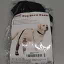 Dog Suspender Boots, Warm Dog Paw Protectors, Waterproof Doggy Booties for Winter, Anti-Slip Reflective Pet Shoes Snow Boots for Outdoor Walking,Hiking, Sandy, Muddy (Extra Large)