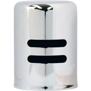 Westbrass D201-10-26 1-5/8" x 2-1/4" Solid Brass Air Gap Cap Only, Non-Skirted, Polished Chrome (10-Pack)