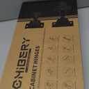 Chibery 60 Pack 1/2" Overlay 3D Soft Close Concealed Hinge for Face Frame Door, Self Closing Hinges, 105 Smooth Slow Close Quite, Hidden Stainless Steel Hinge for Kitchen Cabinet Door, Satin Nickel