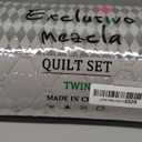 Exclusivo Mezcla Reversible Twin Quilt Bedding Set with Pillow Sham, Lightweight Quilts Twin Size, Soft Bedspreads Bed Coverlets for All Seasons - (Light Grey, 68"x88")