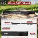 406712, 532406712 Lawn Mower Blade for Craftsman Husqvarna 21 inch Deck Push Walk Behind Lawnmower, Circle Mulching Lawn Mower Blade, Replacement Part 165833, 175064, 189028,532165833, 531300765