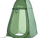 WolfWise Portable Pop Up Privacy Shower Tent, Spacious Changing Room, Dressing Room, Sun Sunshade Canopy Outdoor Rain Shelter, Backpack Privacy Shelters for Camping, Hiking, Beach, Toilet, Green, 47.2" L x 47.2" W x 74.8" H
