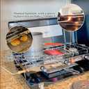 FineFlame Camping Stove, Propane Portable Camp Stove with Regulator, Push-Button Instant Ignition, Adjustable Burners & Wind Guards for Car BBQ Picnics Outdoor Camping Cooking (20400 BTUs-3 Burners)