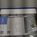 Etekcity Bathroom Scale for Body Weight, Highly Accurate Digital Electronic Weighing Machine for People, LCD Display, Large Size, 6mm Tempered Glass for Safe Home Use, Batteries Included, 400 lbs (Black)