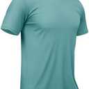 TACVASEN Swim Shirts for Men Rash Guard SPF Short Sleeve Sun T-Shirt UPF 50 Quick Dry Lightweight Fishing Water Shirt, XL