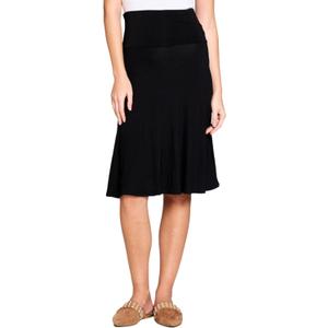 Popana A-Line Skirts for Women Knee Length, Flowy High Waisted Pull On Mid Plus Size and Petite Summer Skirts (3X)