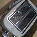 Proctor Silex Plastic 2 Slice Toaster, Bagel, Defrost & Cancel Buttons, Browning Control With 7 Shades, Auto Shutoff, Slide-Out Crumb Tray, Oat White (22660)