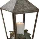 Park Designs Tall Square Galvanized Lantern 12 inch