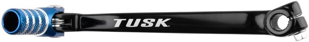 Tusk Folding Shift Lever Black/Blue Tip Compatible with Honda TRX 400EX 1999-2008/Compatible with Yamaha Raptor 700 2006-2025
