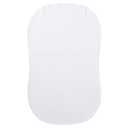 HALO BassiNest Fitted Sheet  100% Organic Cotton, Soft and Breathable Bassinet Sheet for Babies, 30 x 16 Pre-Shrunk Sheet, White Organic