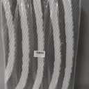 Vaukki Waterproof Outdoor Rug 9x12 Grey Striped Patio Mat