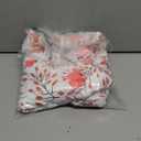 Rquite Car Seat Cover Baby, Carseat Covers Baby Girl, Minky Infant Car Seat Cover Winter, Peekaboo Opening Car Seat Canopy, Multi-use Baby Carrier, Stroller, Nursing Cover, Minky Blanket, Pink Flower