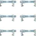 280 MM Shipping Container Bridge Clamps Screw Fittings Connectors, 6 Pack | Galvanized Carbon Steel, Fit for 20 ft & 40 ft Containers, For Sea Harbor Freighter and Rail Standard Container Connect Lock