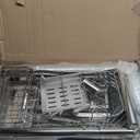 Over Sink Dish Drying Rack, Upgrade 2.5-Tier 304 Stainless Steel Dish Rack Adjustable Length with Pots and Pans Rack, Modern Over The Sink Dish Drainer Rack for Kitchen Storage Counter Organizer