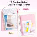 Oucaru 2026 Planner, Weekly and Monthly Planning Calendar, Jan 2026 - Dec 2026, 8.5" x 11", Spiral Bound, 12 Habit Trackers & Monthly Tabs, 2 Storage Pockets, Perfect for Office Home School Supplies (Pink)