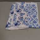 Chinoiserie Boston Terrier Kitchen & Hand Towels Set of 2,Blue and White Floral Dog Gifts Dish &Tea Towels for Kitchen Bathroom Decor,Dog Lover Gifts for Women 16x24 Inch